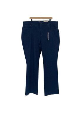 NYDJ Barbara Bootcut Jeans Womens Size 22W Blue Stretch Denim Lift Tuck